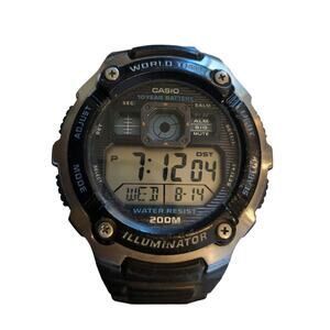 CASIO Telememo 30 Illuminator 3 Alarm Men Watch bands water resistant stainless